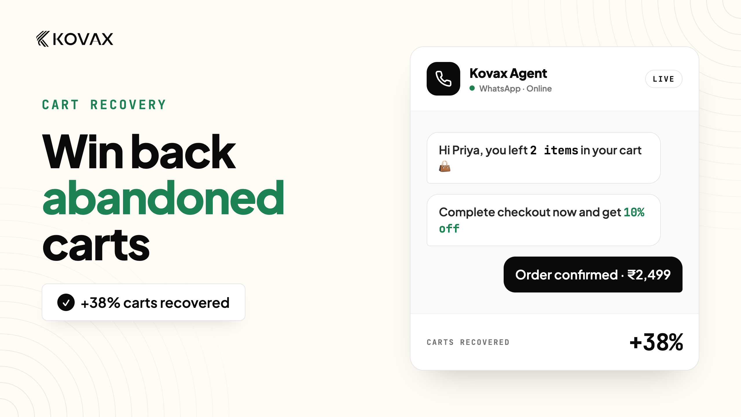 Abandoned Cart Recovery: Email vs SMS vs Voice (2026)