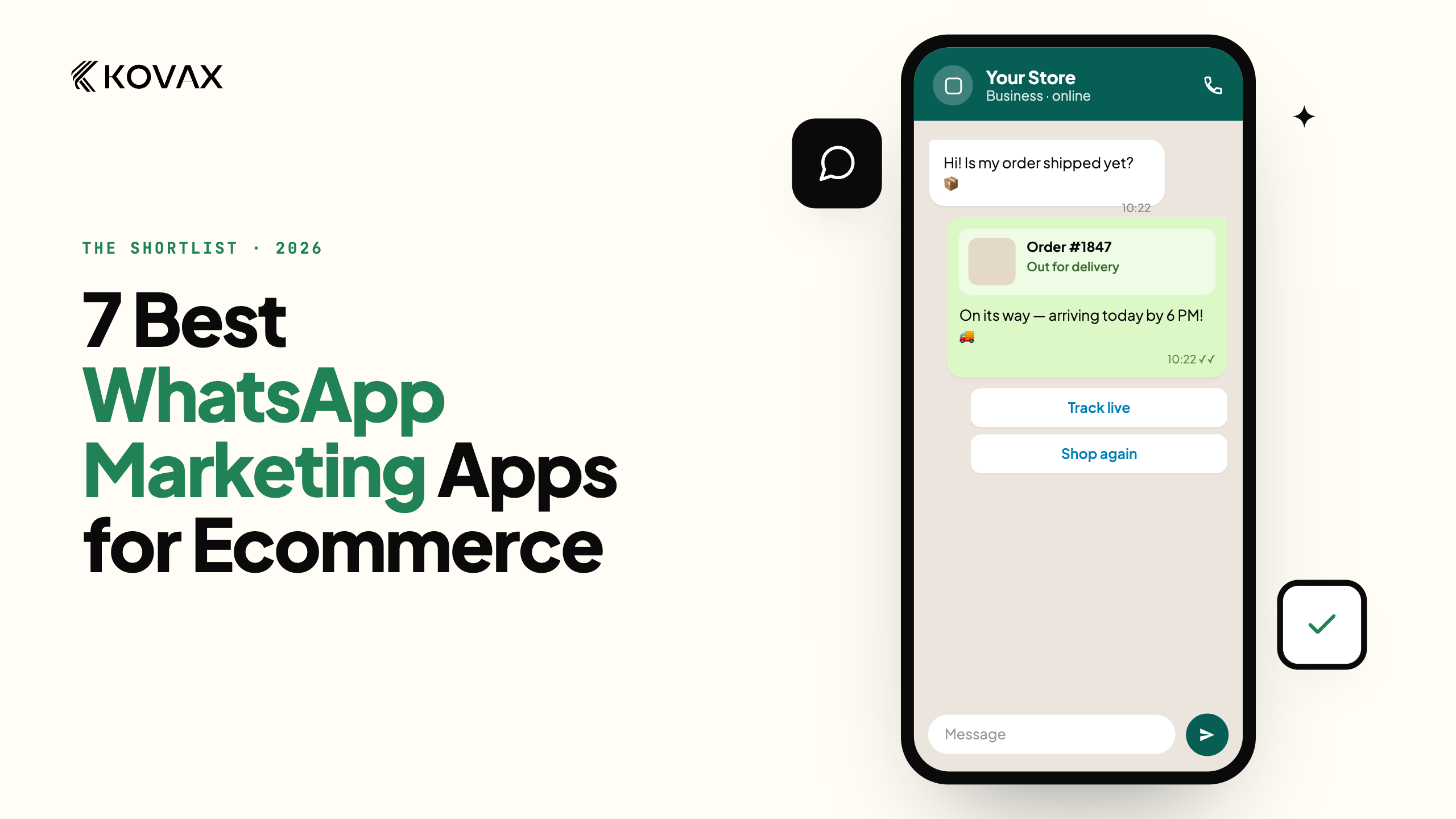 The 7 Best WhatsApp Marketing Apps for Ecommerce in 2026