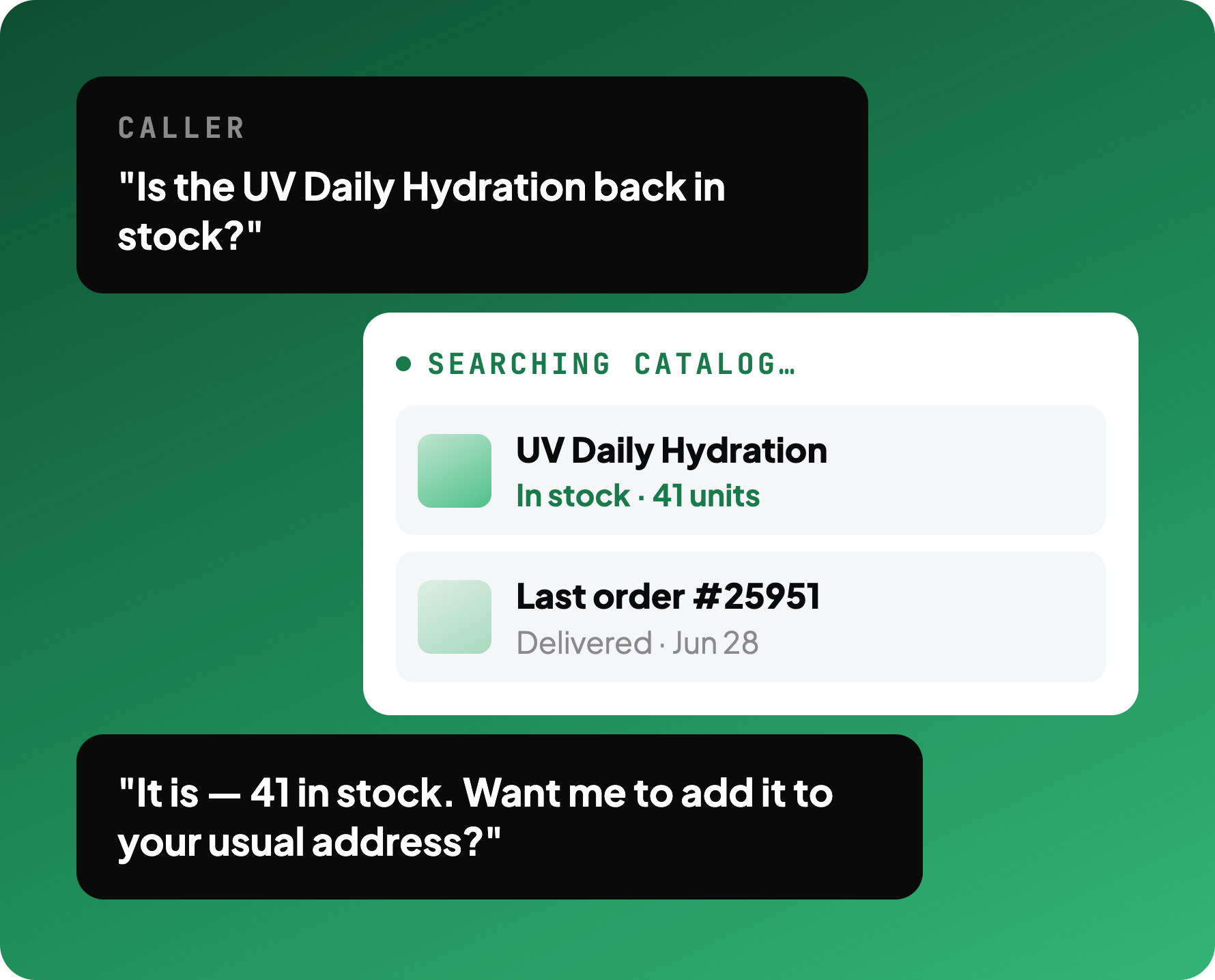 Automated customer support from your own store data