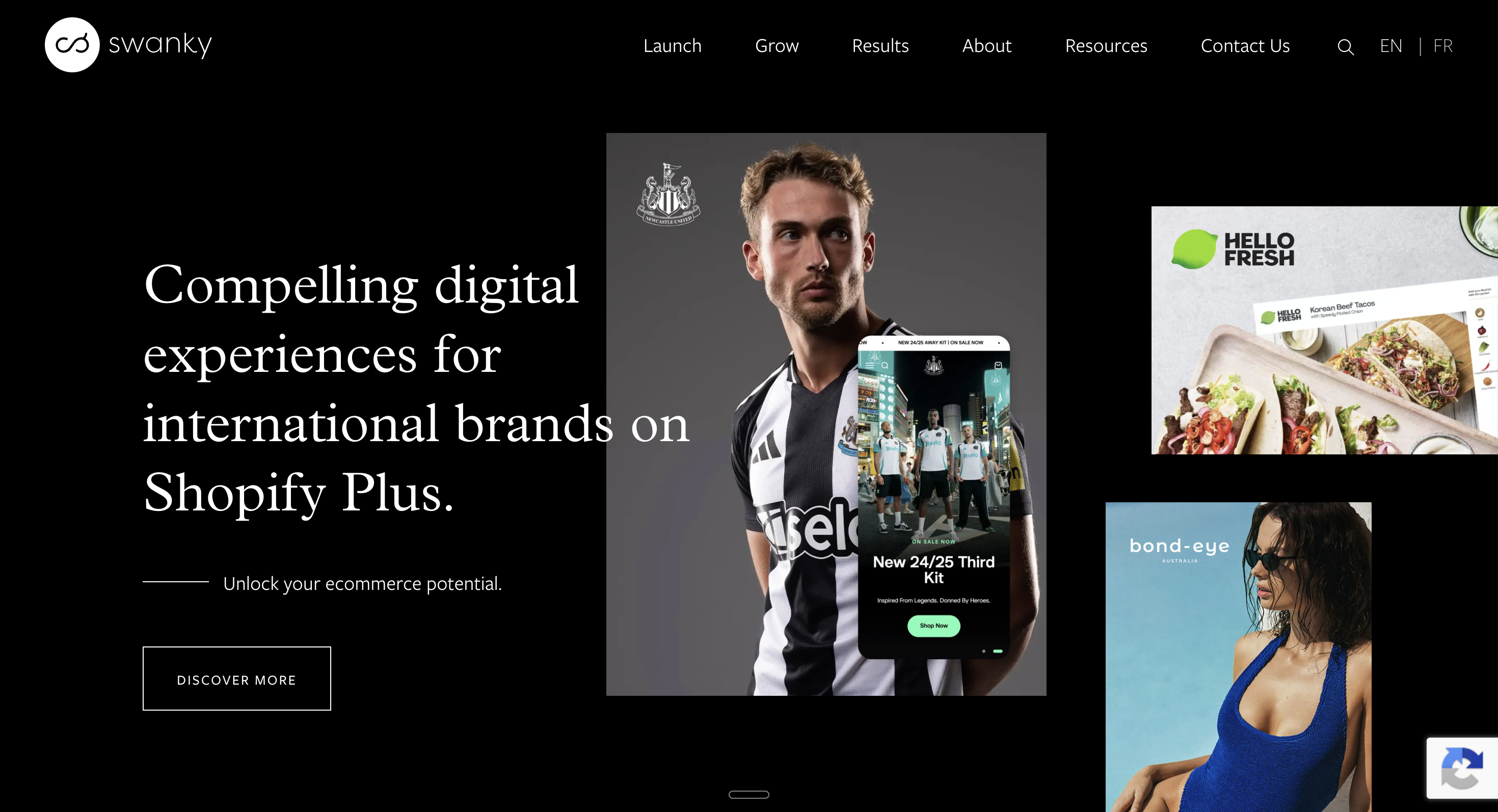 Swanky, a Shopify Plus agency in the UK and Australia for D2C strategy and migrations