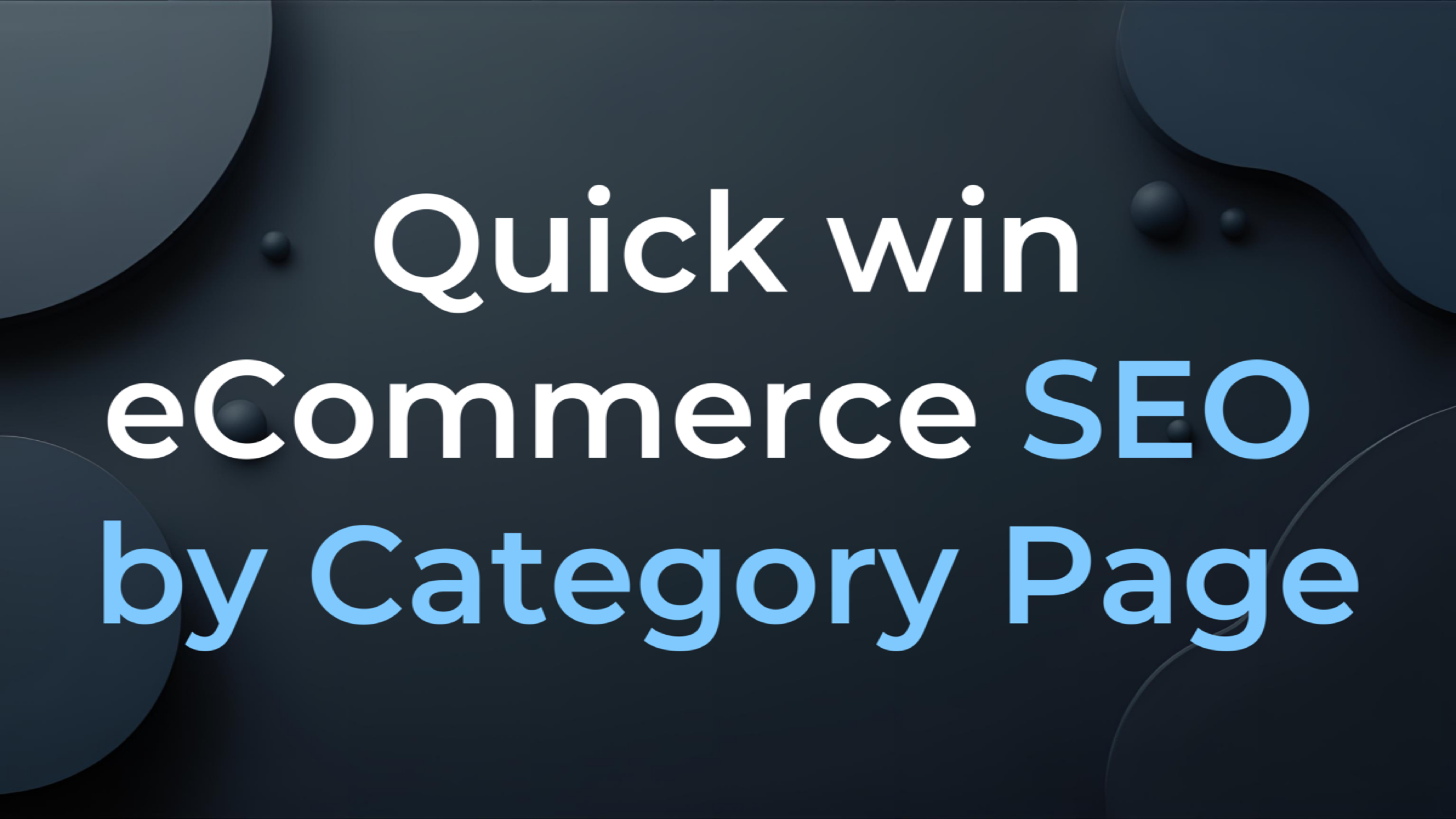 Category Pages SEO Growth Engine