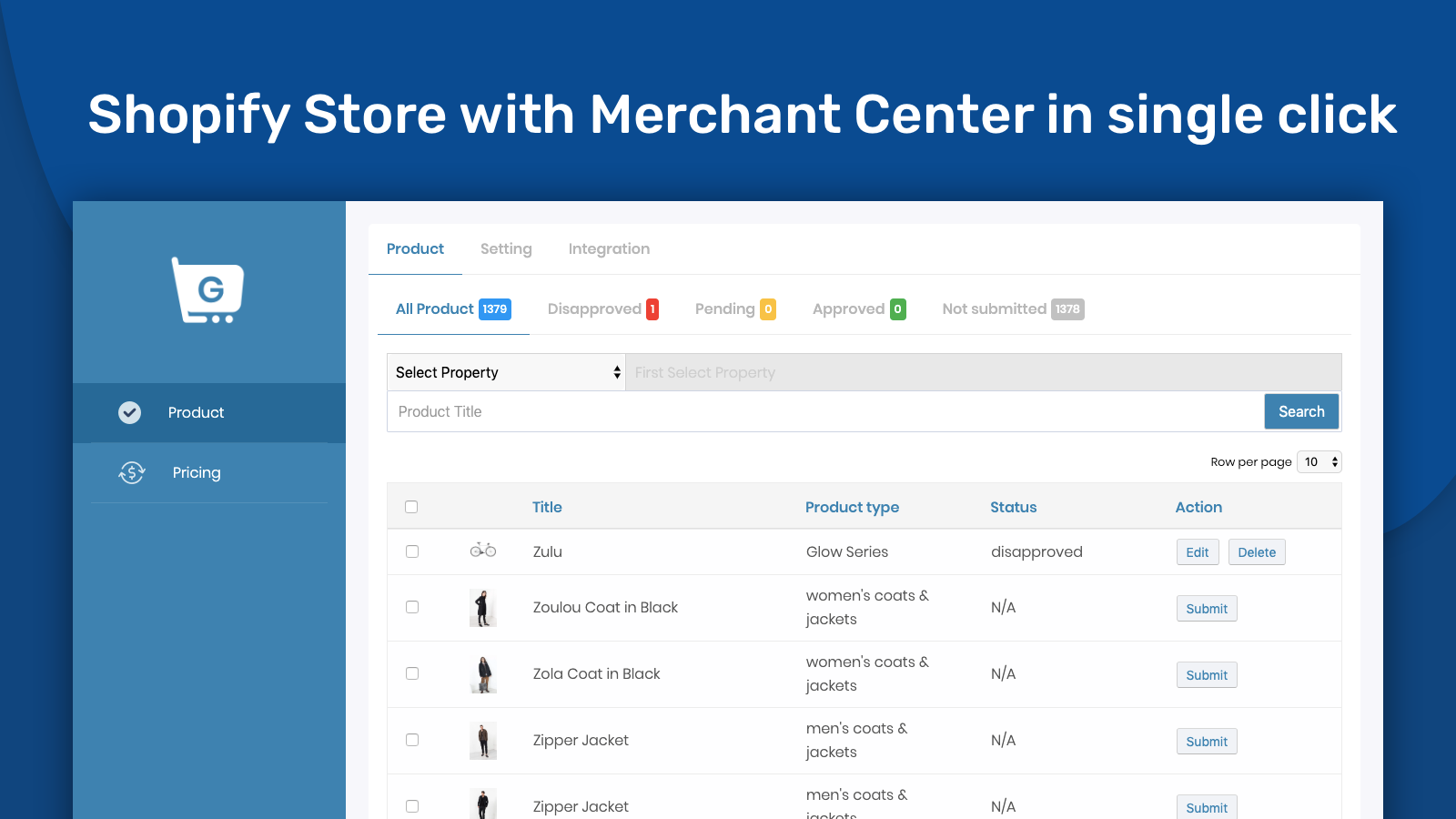 Search & Filter - Instant search with advanced filter options