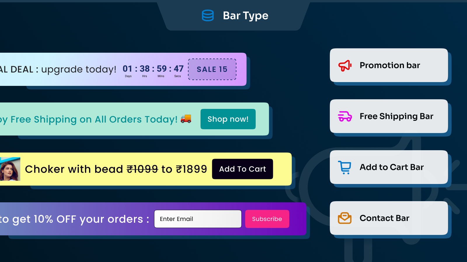 Multi Announcement Bar - Ultimate bar for promotions and campaigns