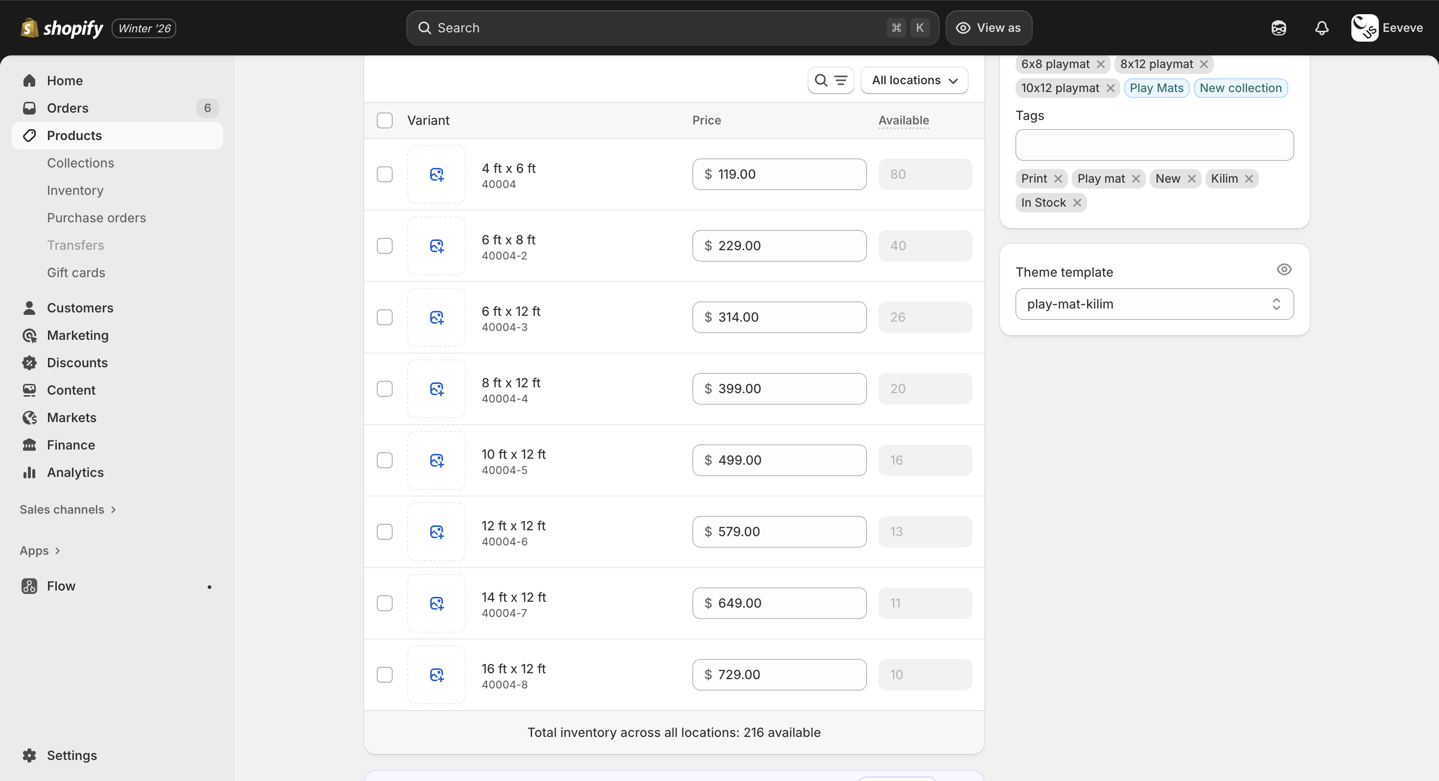 Shopify Flow Run code step handling inventory logic