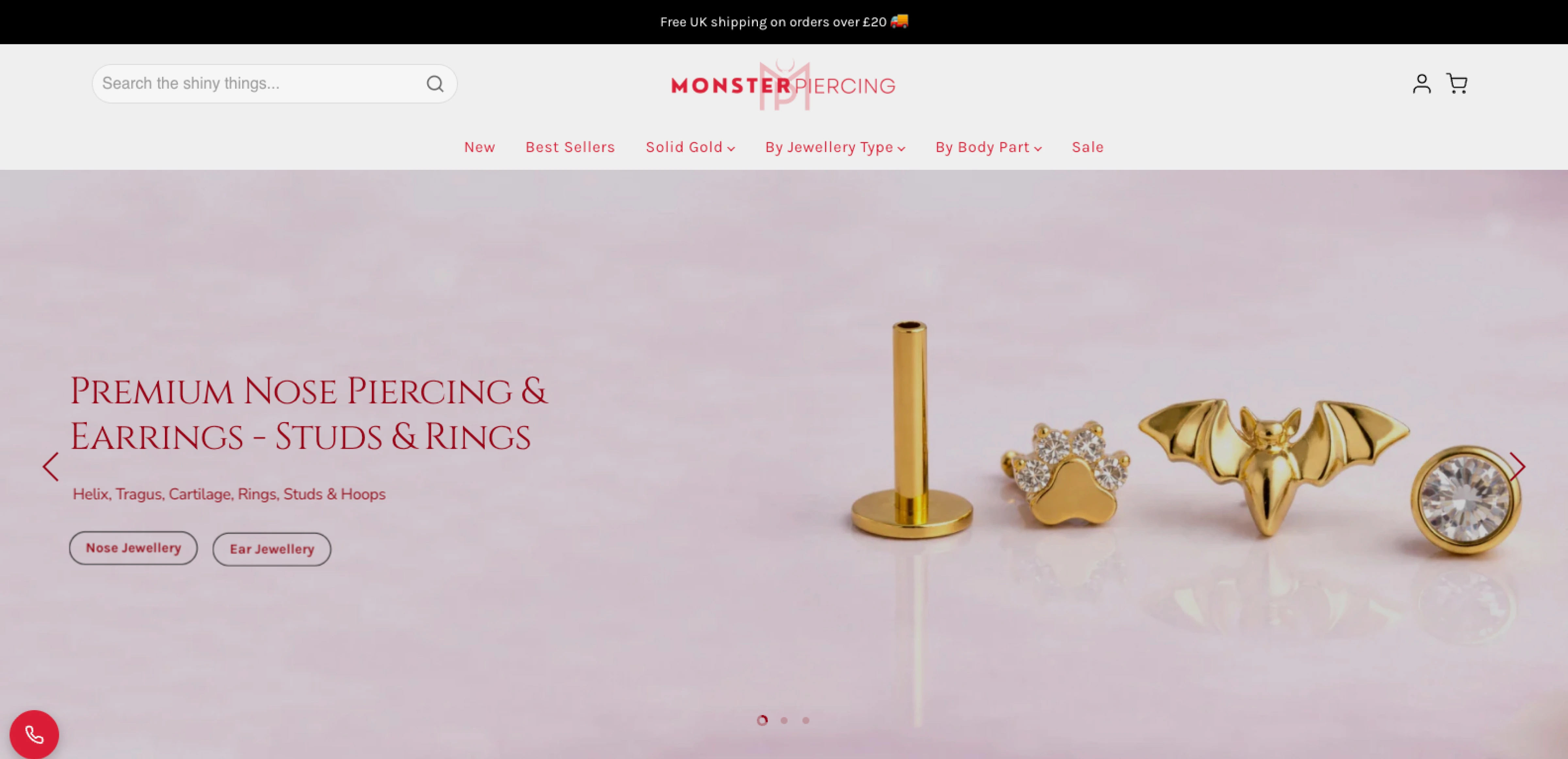 Ecommerce Design Case Study: Redesigning Monster Piercing's Website, Ads and Brand Experience