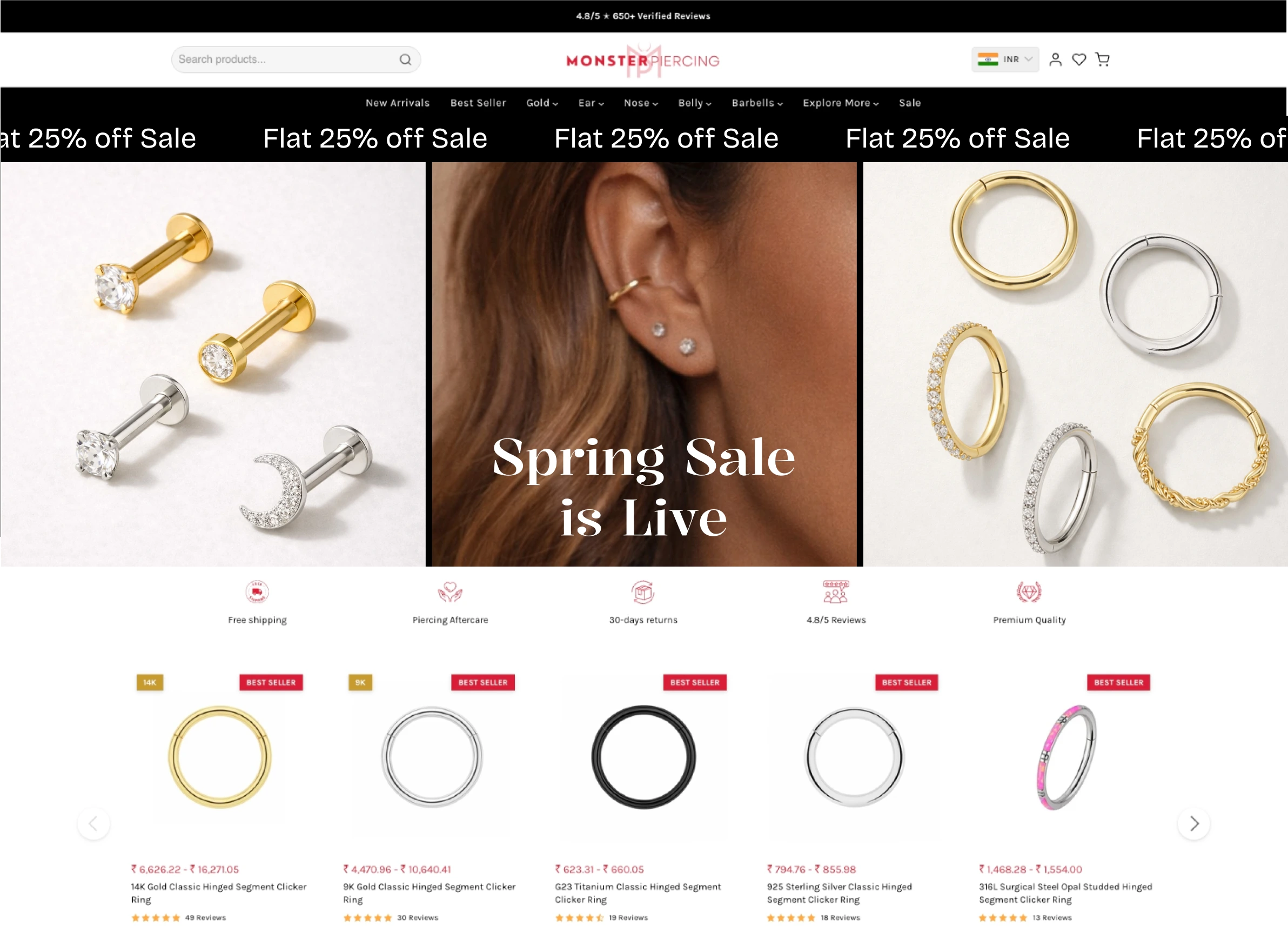 Easter campaign visual: final redesigned creative with seasonal theme and product focus
